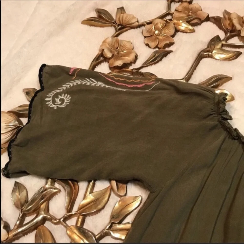 Chelsea & Violet Dress Bell Embroidered Sleeves S - Picture 8 of 9